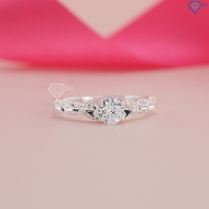 Nhẫn bạc nữ bản nhỏ đính đá đẹp NN0523 - Trang Sức TNJ Nhẫn bạc nữ bản nhỏ đính đá đẹp NN0523 - Trang Sức TNJ