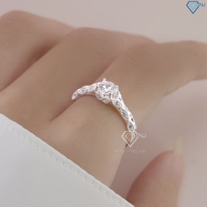 Nhẫn bạc nữ bản nhỏ đính đá đẹp NN0523 - Trang Sức TNJ