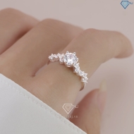 Nhẫn bạc nữ cách điệu đính đá NN0524 - Trang Sức TNJ Nhẫn bạc nữ cách điệu đính đá NN0524 - Trang Sức TNJ