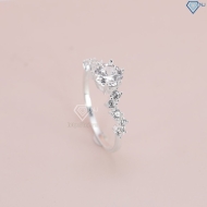 Nhẫn bạc nữ cách điệu đính đá NN0524 - Trang Sức TNJ Nhẫn bạc nữ cách điệu đính đá NN0524 - Trang Sức TNJ