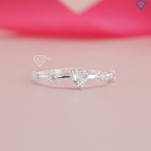 Nhẫn bạc nữ hình trái tim đính đá giá rẻ NN0525 - Trang Sức TNJ Nhẫn bạc nữ hình trái tim đính đá giá rẻ NN0525 - Trang Sức TNJ