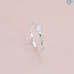 Nhẫn bạc nữ hình trái tim đính đá giá rẻ NN0525 - Trang Sức TNJ Nhẫn bạc nữ hình trái tim đính đá giá rẻ NN0525 - Trang Sức TNJ