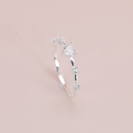 Nhẫn bạc nữ hình trái tim đính đá giá rẻ NN0525 Nhẫn bạc nữ hình trái tim đính đá giá rẻ NN0525