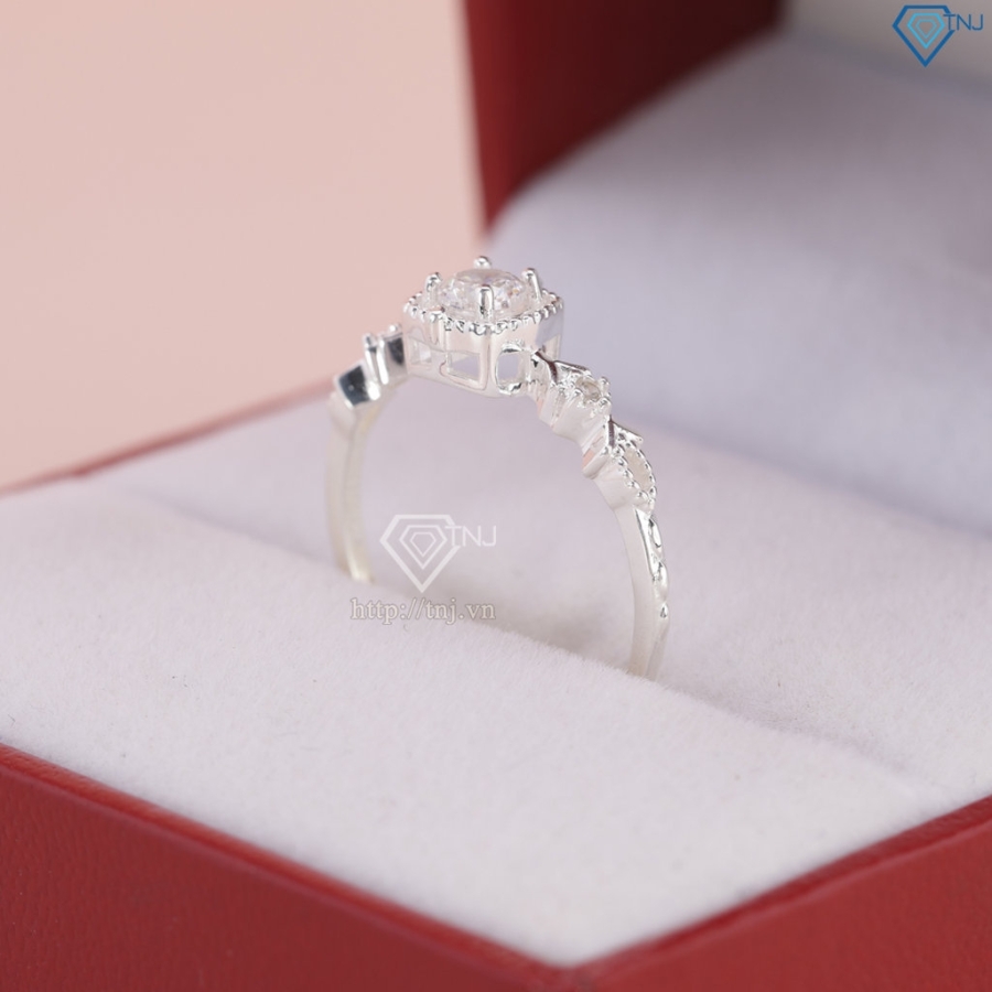 Nhẫn bạc nữ mặt đá vuông Hà Nội NN0526 - Trang Sức TNJ Nhẫn bạc nữ mặt đá vuông Hà Nội NN0526 - Trang Sức TNJ