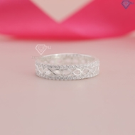 Nhẫn bạc nữ hình vô cực đính đá NN0527- Trang Sức TNJ Nhẫn bạc nữ hình vô cực đính đá NN0527- Trang Sức TNJ