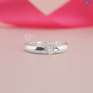 Nhẫn bạc nữ đơn giản đính đá NN0528 - Trang Sức TNJ Nhẫn bạc nữ đơn giản đính đá NN0528 - Trang Sức TNJ