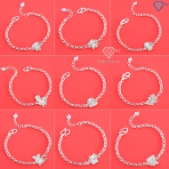 Lắc bạc cho bé hình 12 con giáp dễ thương LTT0200