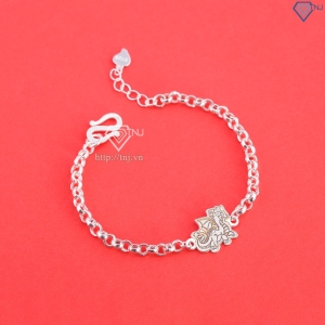 Lắc bạc cho bé hình 12 con giáp dễ thương LTT0200