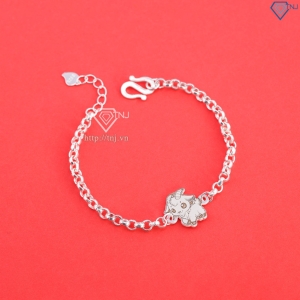 Lắc bạc cho bé hình 12 con giáp dễ thương LTT0200