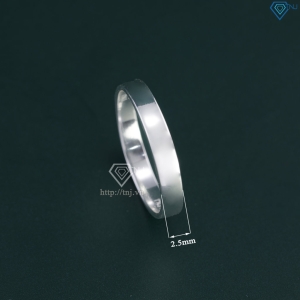 Nhẫn bạc nữ tròn trơn NN0529 - Trang Sức TNJ