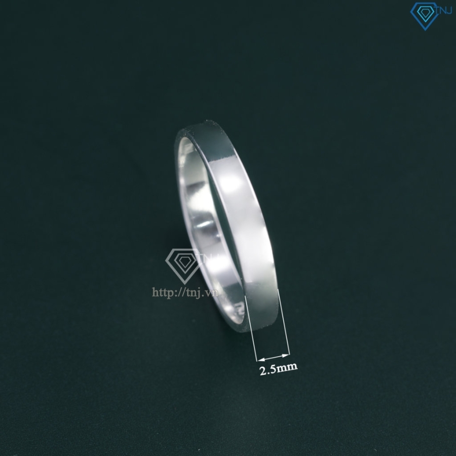Nhẫn bạc nữ tròn trơn NN0529 - Trang Sức TNJ