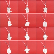 Dây chuyền bạc hình 12 con giáp dễ thương DCT0134