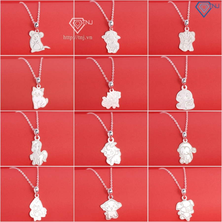 Dây chuyền bạc hình 12 con giáp dễ thương DCT0134 - Trang Sức TNJ