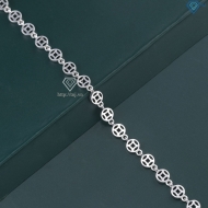 Lắc tay bạc nữ hình kim tiền đẹp LTN0437
