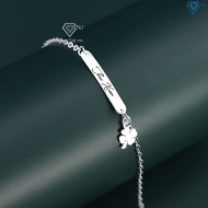 Lắc tay bạc nữ khắc tên theo yêu cầu giá rẻ LTN0438