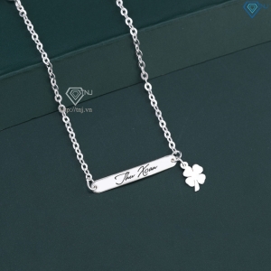 Lắc tay bạc nữ khắc tên theo yêu cầu giá rẻ LTN0438