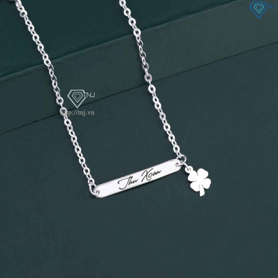 Lắc tay bạc nữ khắc tên theo yêu cầu giá rẻ LTN0438