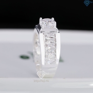 Nhẫn nam bạc 925 đính đá chủ trắng NNA0865