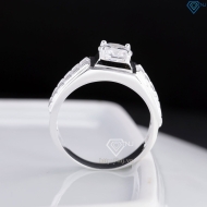Nhẫn nam bạc 925 đính đá chủ trắng NNA0865