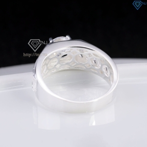 Nhẫn nam bạc 925 đính đá chủ trắng NNA0865