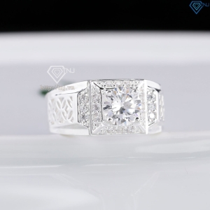 Nhẫn bạc nam kim tiền đính đá đẹp NNA0866- Trang Sức TNJ