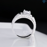 Nhẫn nam bạc hoạ tiết mũi tên đính đá NNA0867