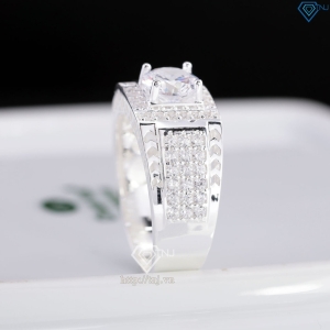 Nhẫn nam bạc hoạ tiết mũi tên đính đá NNA0867