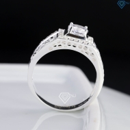 Nhẫn nam bạc chữ Tài Lộc đính đá NNA0870