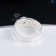 Nhẫn bạc nam kim tiền đính đá đẹp NNA0871 - Trang Sức TNJ