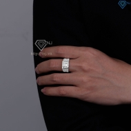 Nhẫn nam bạc Đà Nẵng đính đá NNA0873