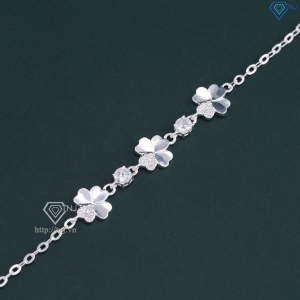 Lắc tay bạc nữ cỏ 4 lá may mắn LTN0092 - Trang Sức TNJ