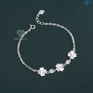 Lắc tay bạc nữ cỏ 4 lá may mắn LTN0092 - Trang Sức TNJ