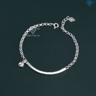 Lắc tay bạc nữ có chuông khắc tên LTN0172 - Trang Sức TNJ