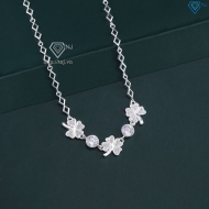 Lắc tay nữ bạc hình cỏ 4 lá may mắn LTN0173 - Trang Sức TNJ