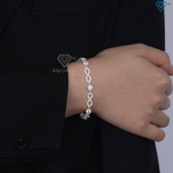 Lắc tay bạc nữ cao cấp hình vô cực LTN0182 - Trang Sức TNJ