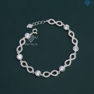 Lắc tay bạc nữ cao cấp hình vô cực LTN0182 - Trang Sức TNJ