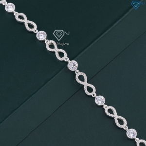 Lắc tay bạc nữ cao cấp hình vô cực LTN0182 - Trang Sức TNJ