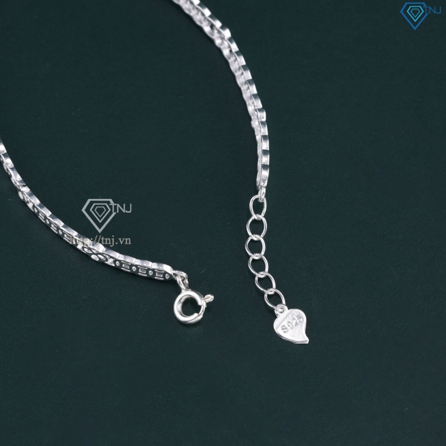 Lắc tay hồ ly bạc LTN0198 - Trang Sức TNJ