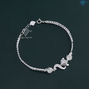 Lắc tay hồ ly bạc LTN0198 - Trang Sức TNJ