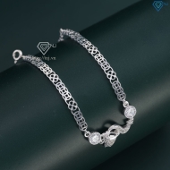 Lắc tay hồ ly bạc LTN0198 - Trang Sức TNJ