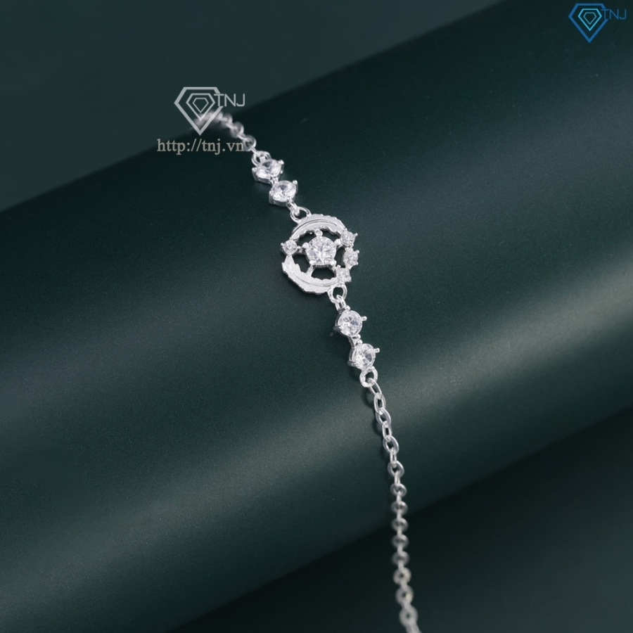 Vòng tay lông vũ bằng bạc cho nữ LTN0257 - Trang Sức TNJ
