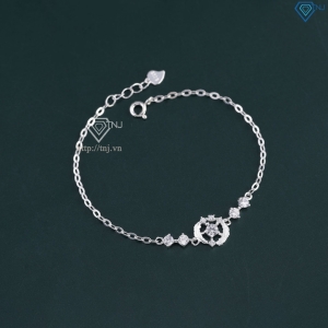 Vòng tay lông vũ bằng bạc cho nữ LTN0257 - Trang Sức TNJ