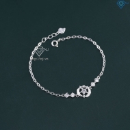 Vòng tay lông vũ bằng bạc cho nữ LTN0257 - Trang Sức TNJ