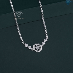 Vòng tay lông vũ bằng bạc cho nữ LTN0257 - Trang Sức TNJ