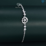 Vòng tay lông vũ bằng bạc cho nữ LTN0257 - Trang Sức TNJ