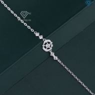 Vòng tay lông vũ bằng bạc cho nữ LTN0257 - Trang Sức TNJ