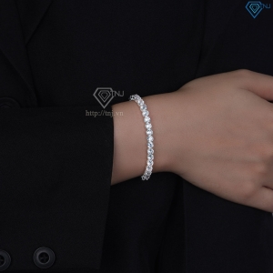 Lắc tay Tennis bạc cho nữ đính đá 4mm LTN0283 - Trang Sức TNJ