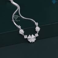 Lắc tay cỏ 4 lá may mắn bằng bạc LTN0277 - Trang Sức TNJ