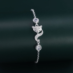 Lắc tay bạc nữ hồ ly LTN0344