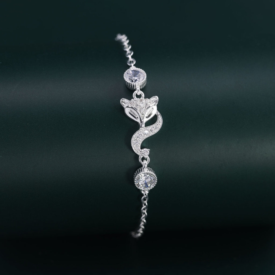 Lắc tay bạc nữ hồ ly LTN0344